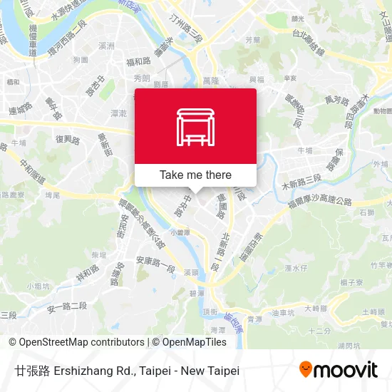 廿張路 Ershizhang Rd. map