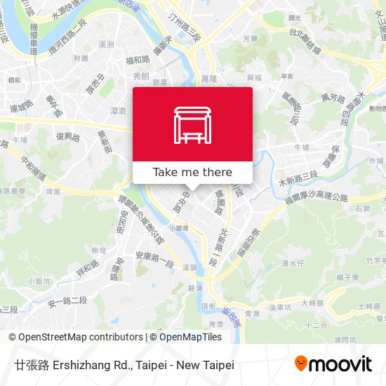 廿張路 Ershizhang Rd. map