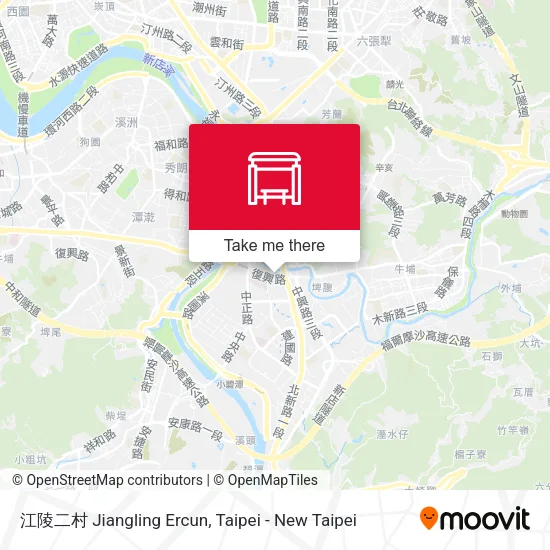 江陵二村 Jiangling Ercun map