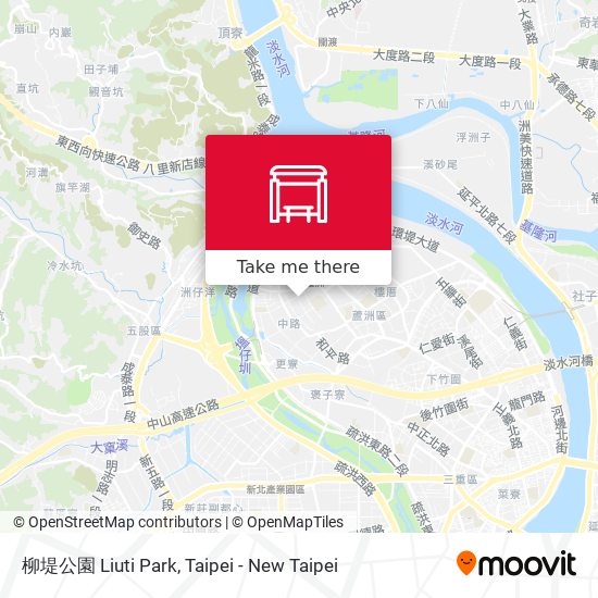 柳堤公園 Liuti Park map
