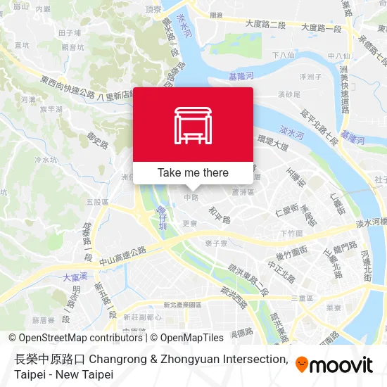 長榮中原路口 Changrong & Zhongyuan Intersection地圖