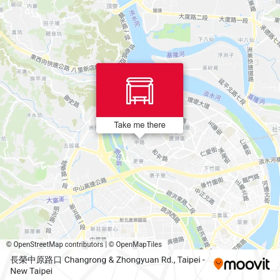 長榮中原路口 Changrong & Zhongyuan Rd.地圖