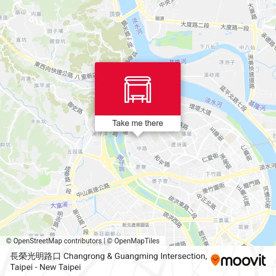 長榮光明路口 Changrong & Guangming Intersection地圖