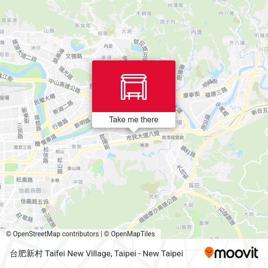 台肥新村 Taifei New Village map