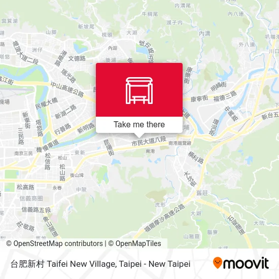 台肥新村 Taifei New Village map