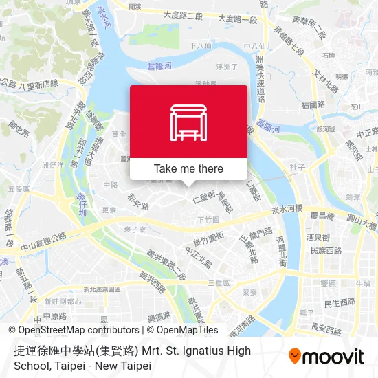 捷運徐匯中學站(集賢路) Mrt. St. Ignatius High School map