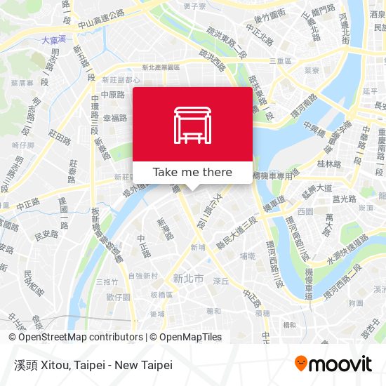 溪頭 Xitou map