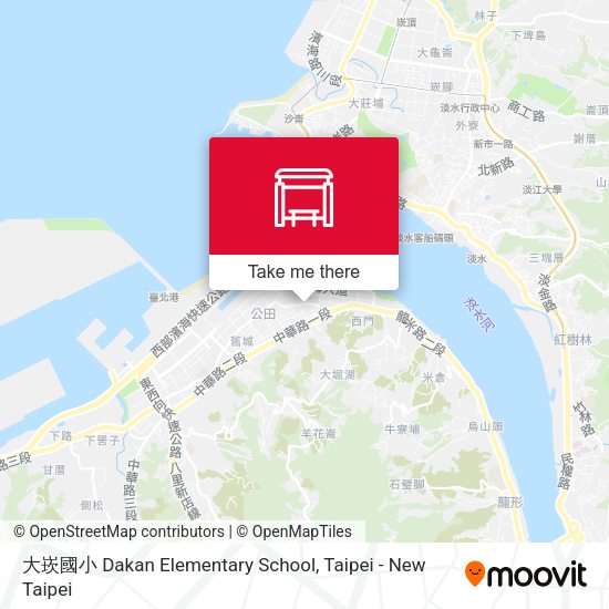 大崁國小 Dakan Elementary School map