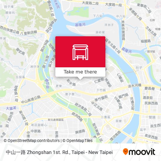 中山一路 Zhongshan 1st. Rd. map