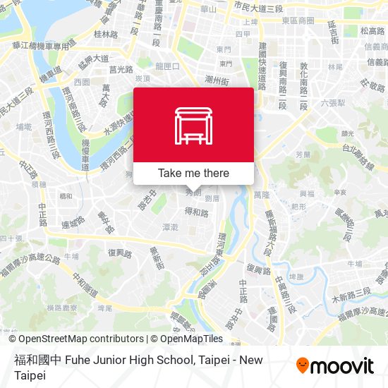 福和國中 Fuhe Junior High School map