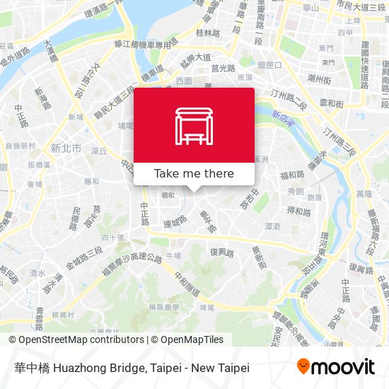 華中橋 Huazhong Bridge map