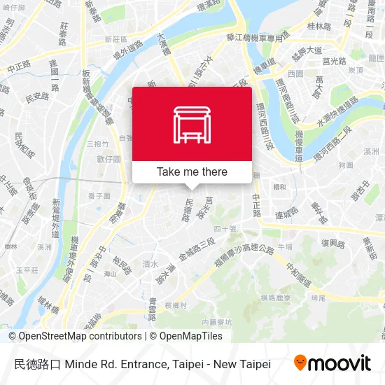 民德路口 Minde Rd. Entrance map