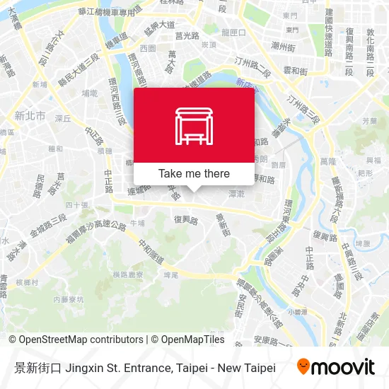景新街口 Jingxin St. Entrance map
