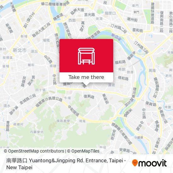 南華路口 Yuantong&Jingping Rd. Entrance map
