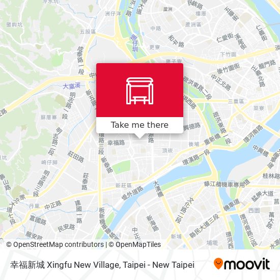 幸福新城 Xingfu New Village地圖