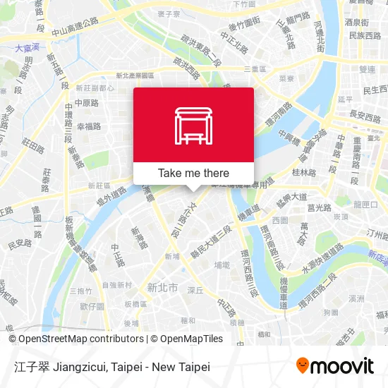 江子翠 Jiangzicui map