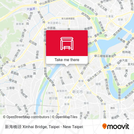 新海橋頭 Xinhai Bridge map
