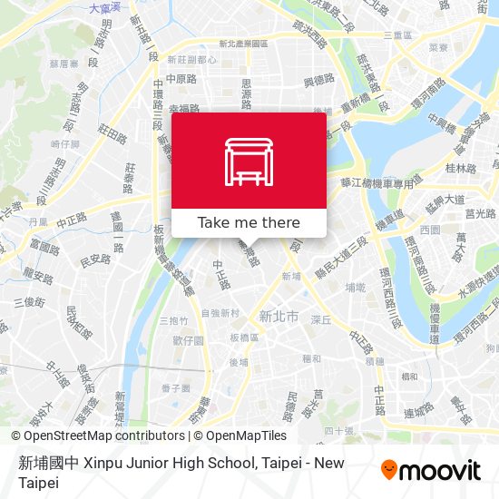 新埔國中 Xinpu Junior High School地圖