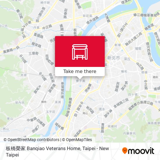 板橋榮家 Banqiao Veterans Home map