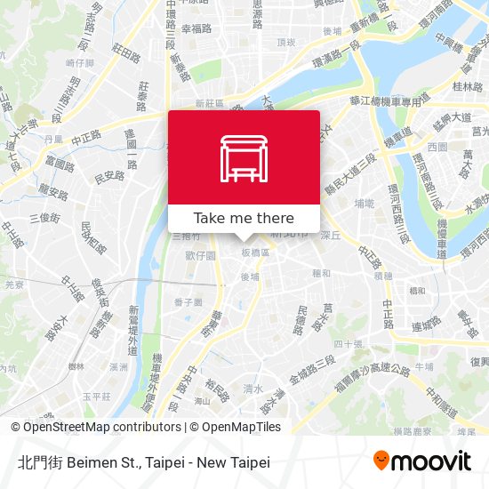 北門街 Beimen St. map