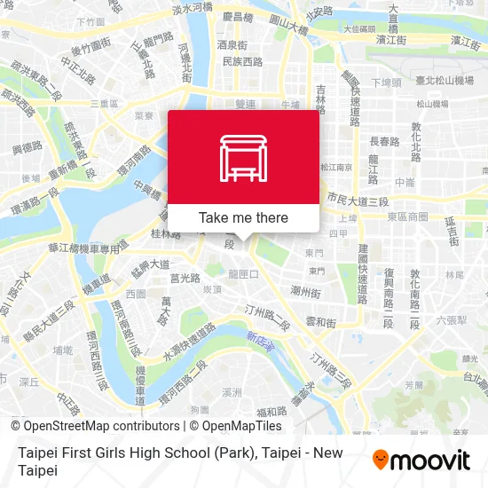 一女中(公園) Taipei First Girls High School (Gongyuan)地圖