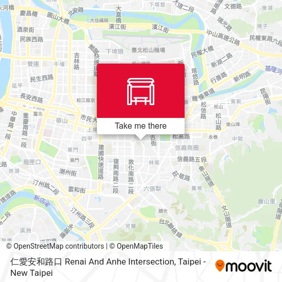 仁愛安和路口 Renai And Anhe Intersection地圖