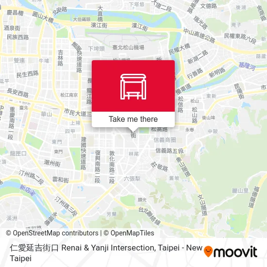 仁愛延吉街口 Renai & Yanji Intersection map