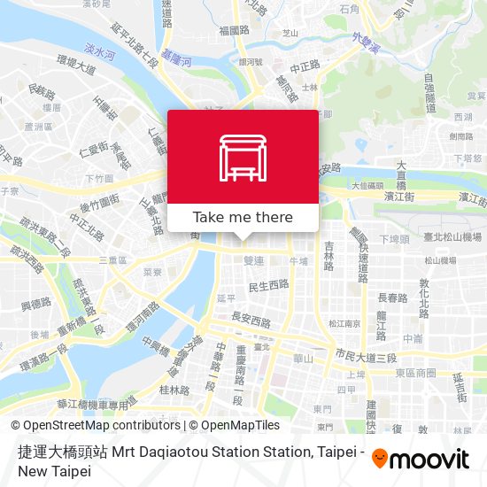 捷運大橋頭站 Mrt Daqiaotou Station Station map