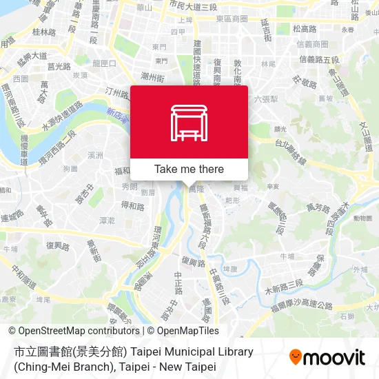市立圖書館(景美分館) Taipei Municipal Library (Ching-Mei Branch) map