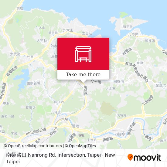 南榮路口 Nanrong Rd. Intersection map
