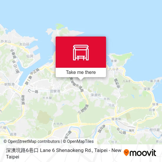 深澳坑路6巷口 Lane 6 Shenaokeng Rd. map