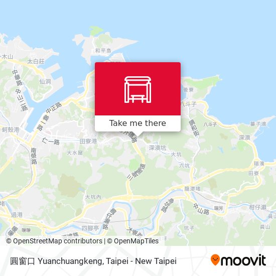 圓窗口 Yuanchuangkeng map