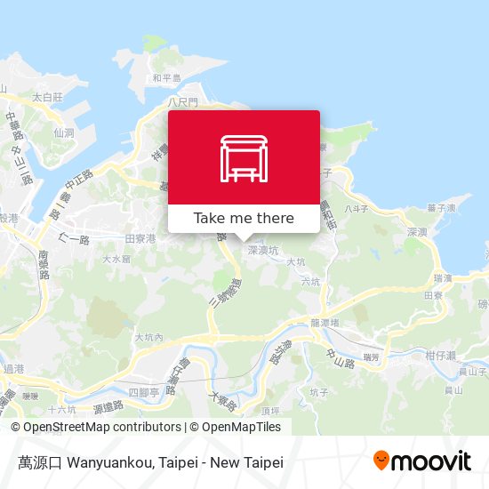萬源口 Wanyuankou map
