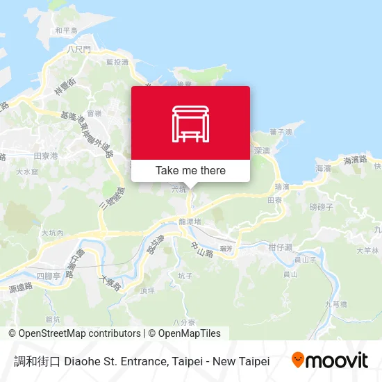 調和街口 Diaohe St. Entrance map