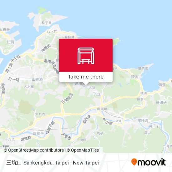 三坑口 Sankengkou map