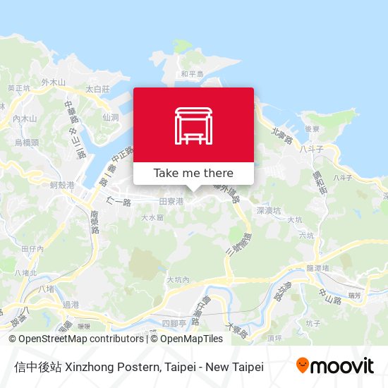 信中後站 Xinzhong Postern地圖