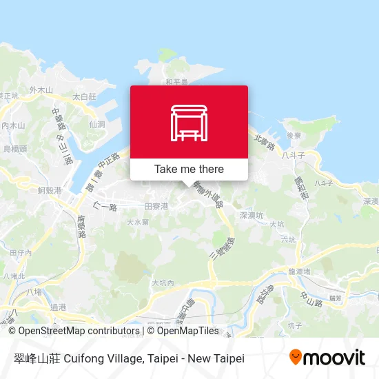 翠峰山莊 Cuifong Village map