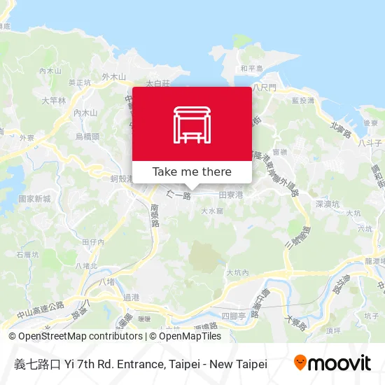 義七路口 Yi 7th Rd. Entrance map