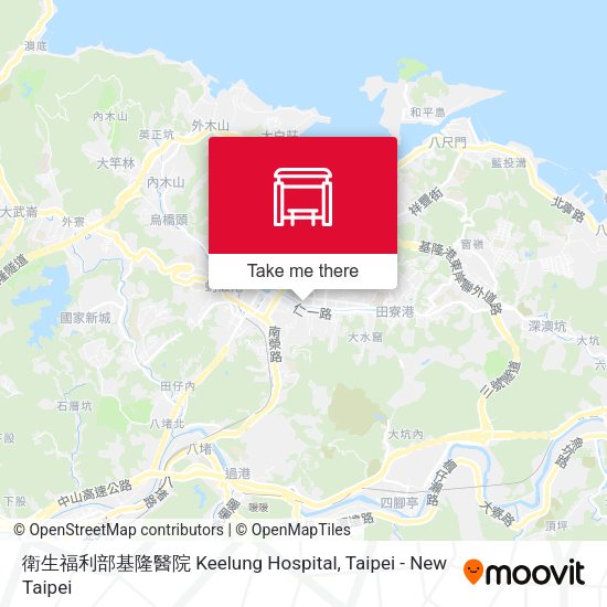 衛生福利部基隆醫院 Keelung Hospital地圖
