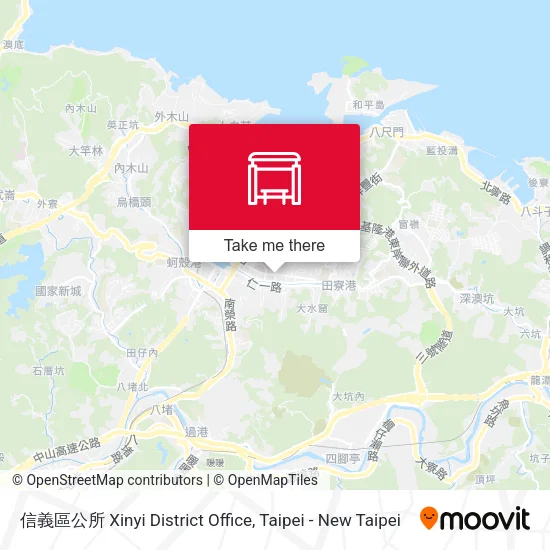 信義區公所 Xinyi District Office map