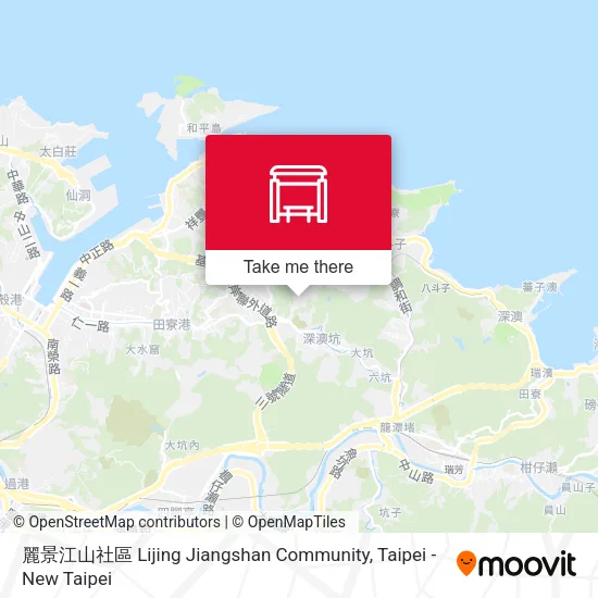 麗景江山社區 Lijing Jiangshan Community map