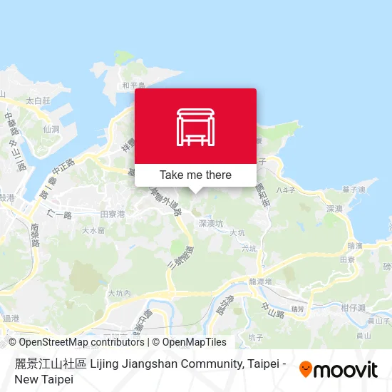 麗景江山社區 Lijing Jiangshan Community map