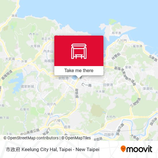 市政府 Keelung City Hal map