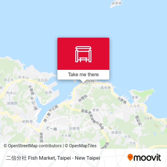 二信分社 Fish Market map