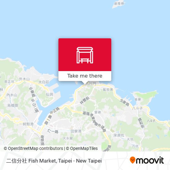 二信分社 Fish Market map