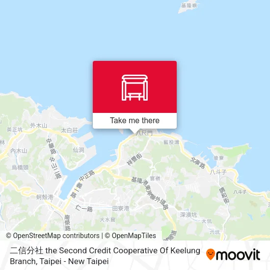 二信分社 the Second Credit Cooperative Of Keelung Branch map