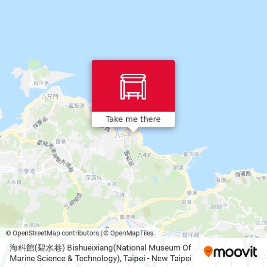 海科館(碧水巷) Bishueixiang(National Museum Of Marine Science & Technology)地圖