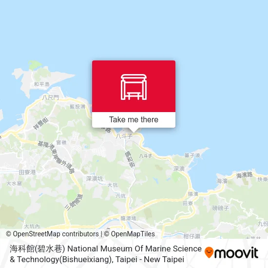 海科館(碧水巷) National Museum Of Marine Science & Technology(Bishueixiang) map