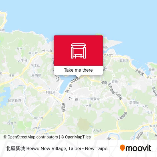北屋新城 Beiwu New Village map