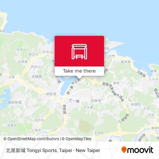 北屋新城 Tongyi Sports map